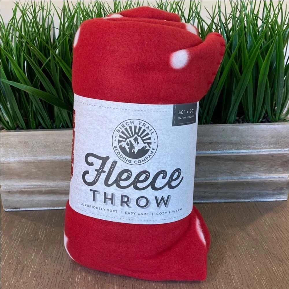 Marry Christmas Fleece Throw
